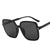 Vacation Classic Style Solid Color Pc Square Full Frame Women's Sunglasses