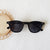 Vacation Cool Style Solid Color Pc Resin Oval Frame Full Frame Kids Sunglasses