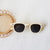 Vacation Cool Style Solid Color Pc Resin Oval Frame Full Frame Kids Sunglasses