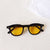 Vacation Cool Style Solid Color Pc Resin Oval Frame Full Frame Kids Sunglasses