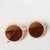 Vacation Flower Pc Round Frame Full Frame Kids Sunglasses