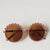 Vacation Flower Pc Round Frame Full Frame Kids Sunglasses