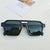 Vacation Geometric Pc Resin Square Full Frame Women's Sunglasses