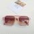 Vacation Geometric Pc Resin Square Full Frame Women's Sunglasses