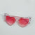 Vacation Heart Shape Ac Special-shaped Mirror Full Frame Kids Sunglasses