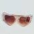 Vacation Heart Shape Ac Special-shaped Mirror Full Frame Kids Sunglasses