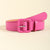 Vacation Modern Style Classic Style Solid Color Pu Leather Alloy Buckle Women's Leather Belts