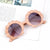 Vacation Shell Resin Special-shaped Mirror Full Frame Kids Sunglasses