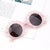 Vacation Shell Resin Special-shaped Mirror Full Frame Kids Sunglasses