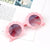 Vacation Shell Resin Special-shaped Mirror Full Frame Kids Sunglasses