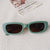 Vacation Simple Style Geometric Pc Resin Oval Frame Full Frame Kids Sunglasses