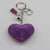 Vacation Simple Style Heart Shape Alloy Keychain