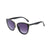 Vacation Simple Style Solid Color Leopard Ac Cat Eye Full Frame Women's Sunglasses