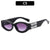 Vacation Solid Color Ac Oval Frame Full Frame Women's Sunglasses