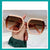 Vacation Solid Color Pc Polygon Full Frame Women's Sunglasses