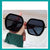 Vacation Solid Color Pc Polygon Full Frame Women's Sunglasses