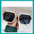 Vacation Solid Color Pc Polygon Full Frame Women's Sunglasses