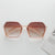 Vacation Solid Color Pc Resin Polygon Full Frame Women's Sunglasses