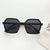 Vacation Solid Color Pc Resin Polygon Full Frame Women's Sunglasses