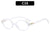 Vacation Streetwear Oval Pc Oval Frame Full Frame Glasses