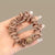 Vacation Streetwear Women's Leopard Cloth Handmade Hair Tie