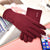 Velvet-free Gloves Velvet-lined Autumn And Winter Warm Gloves Touch Screen Women's Cotton Students Cycling Driving Outdoor Cycling Gloves