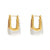 Vintage Style C Shape U Shape Plating Stainless Steel Arylic Gold Plated Ear Studs