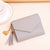 Wallet Ladies  New Short Tassel Pendant Litchi Pattern Wallet Card Holder Cute Coin Purse In Stock