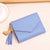 Wallet Ladies  New Short Tassel Pendant Litchi Pattern Wallet Card Holder Cute Coin Purse In Stock