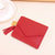 Wallet Ladies  New Short Tassel Pendant Litchi Pattern Wallet Card Holder Cute Coin Purse In Stock