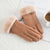 Warm Gloves N915 Ladies Winter Suede Double Layer Plus Velvet Padded Riding Touch Screen Gloves Wholesale Manufacturers