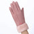 Warm Gloves N915 Ladies Winter Suede Double Layer Plus Velvet Padded Riding Touch Screen Gloves Wholesale Manufacturers