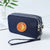 Washed Denim Women's Three-Zip Coin Purse Cosmetic Bag Mobile Phone Bag Handheld Portable Bag Small Square Bag