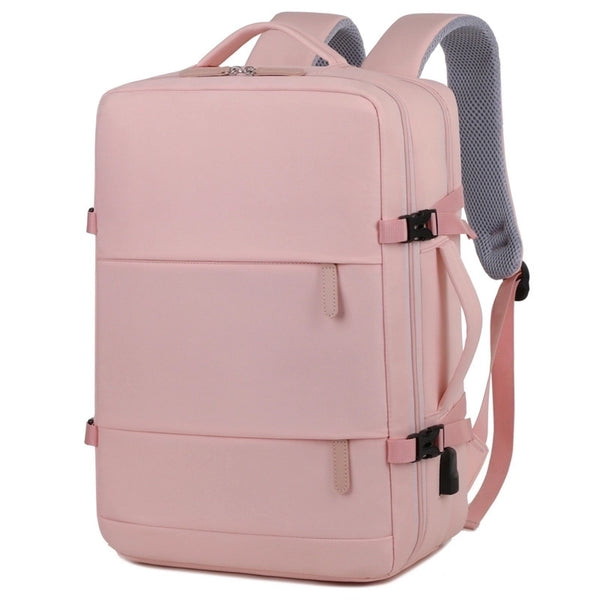 Waterproof Anti-theft Solid Color Shopping Laptop Backpack