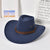 Western Cowboy Hat Men And Women National Style Qinghai-Tibet Line Travel Hat Three Rope Knight Jazz Hat Wholesale