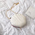 White Black Brown Pvc Pu Leather Solid Color Shell Evening Bags