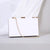 White Black Transparent Arylic Solid Color Square Clutch Evening Bag