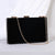 White Black Transparent Arylic Solid Color Square Clutch Evening Bag