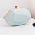 White Champagne Light Green Pu Leather Solid Color Square Evening Bags