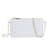 White Green Blue Pu Leather Solid Color Square Evening Bags