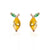 Whoesale Tropical Fruit Earrings Women's Diamond Earrings