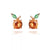 Whoesale Tropical Fruit Earrings Women's Diamond Earrings