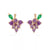 Whoesale Tropical Fruit Earrings Women's Diamond Earrings