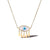 Wholesale 1 Piece Classic Style Devil's Eye Titanium Steel 18k Gold Plated Shell Pendant Necklace