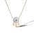 Wholesale 1 Piece Classic Style Devil's Eye Titanium Steel 18k Gold Plated Shell Pendant Necklace