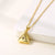 Wholesale 1 Piece Ins Style Sun Heart Shape Whale Stainless Steel Titanium Steel 18k Gold Plated Gold Plated Zircon Pendant Necklace