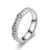 Wholesale 1 Piece Simple Style Circle Stainless Steel Rhinestones Rings