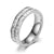 Wholesale 1 Piece Simple Style Circle Stainless Steel Rhinestones Rings