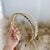 Wholesale Baroque Rhinestone Pearls Alloy Thin Hair Band