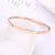 Wholesale Basic Solid Color Stainless Steel Bangle